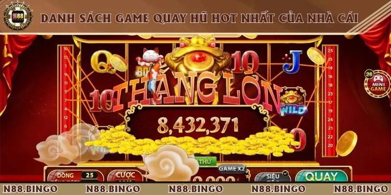 Top 5 trò chơi quay hũ hot nhất trên hệ thống