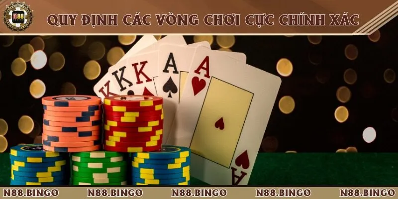 4 vòng chơi cơ bản của game bài poker